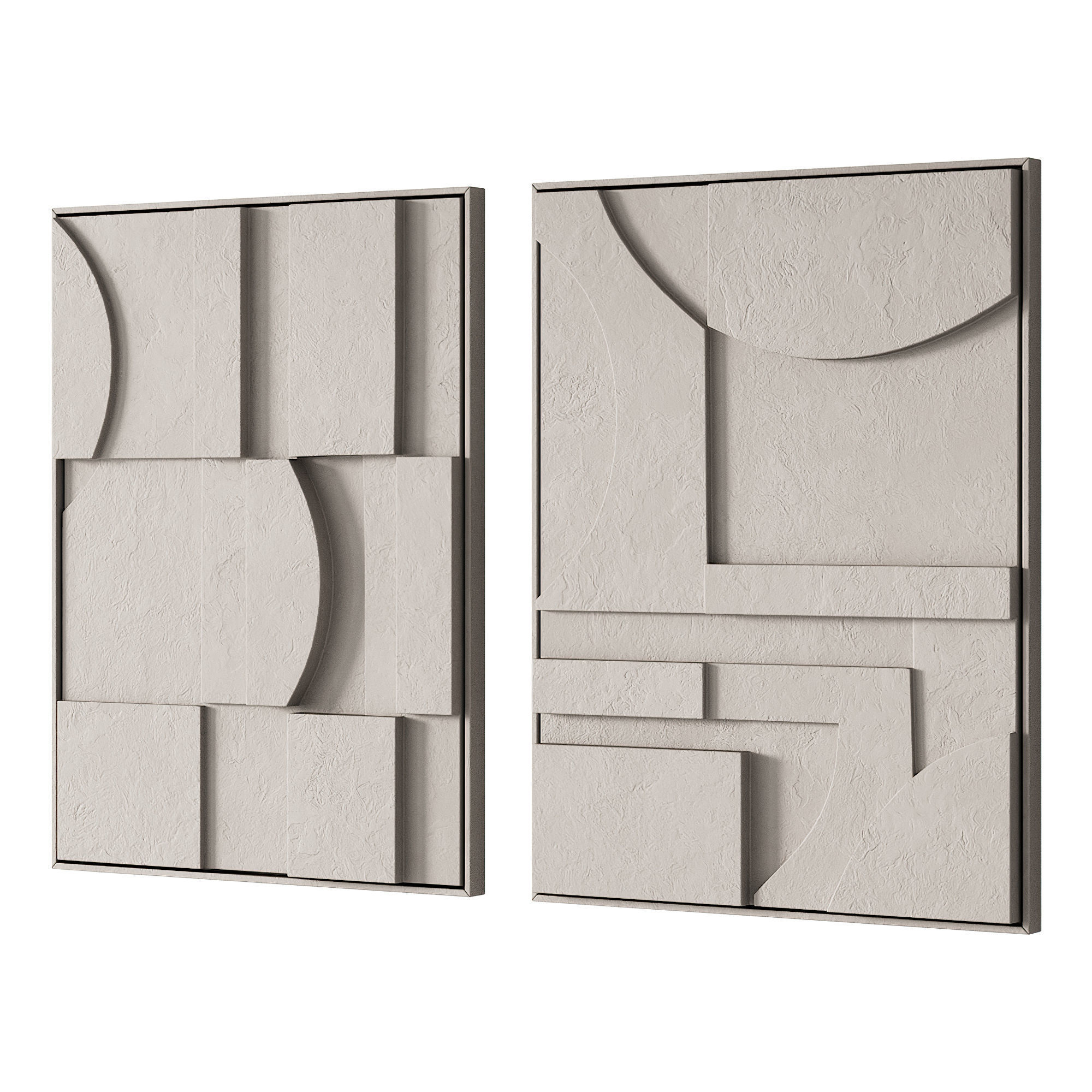 297 frame artwork 07 relief wall art by iola studio 01 3D model_2