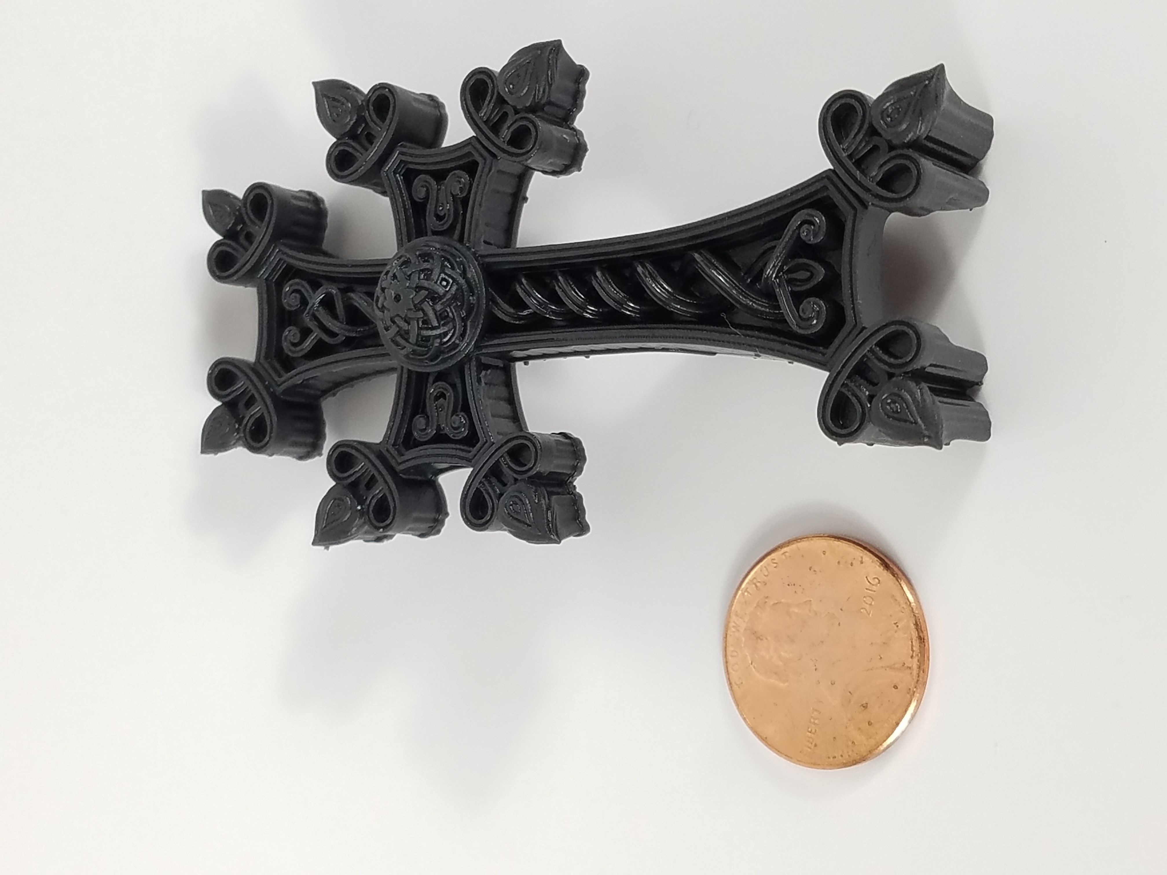 Figurine of Armenian khachkar 3D print model_18