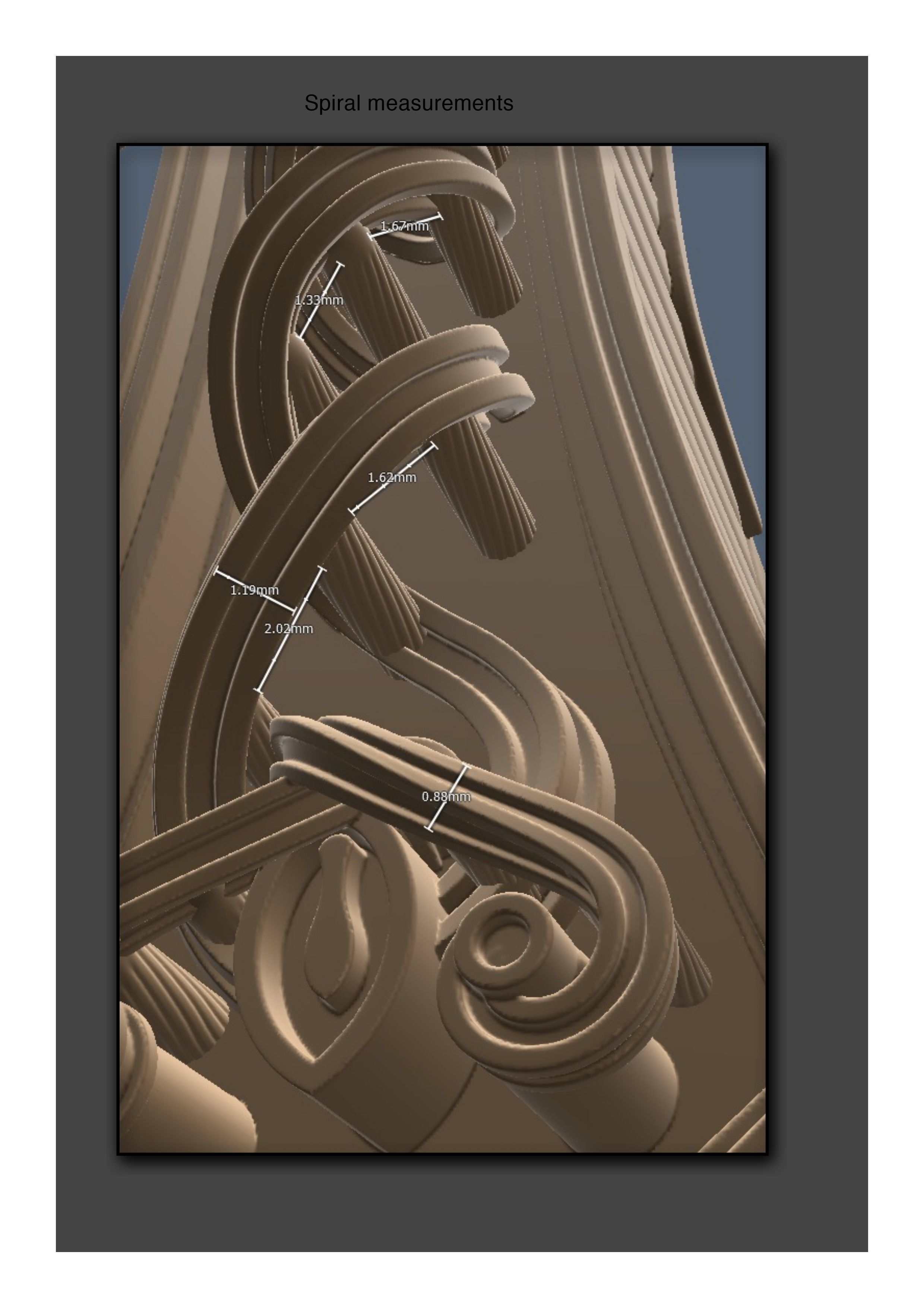 Figurine of Armenian khachkar 3D print model_38