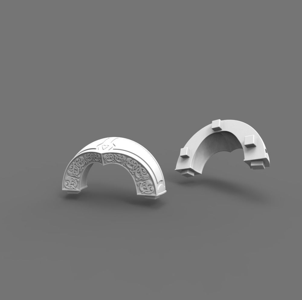Figurine of Armenian khachkar 3D print model_10