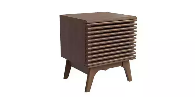 Walnut 22 Tall End Table