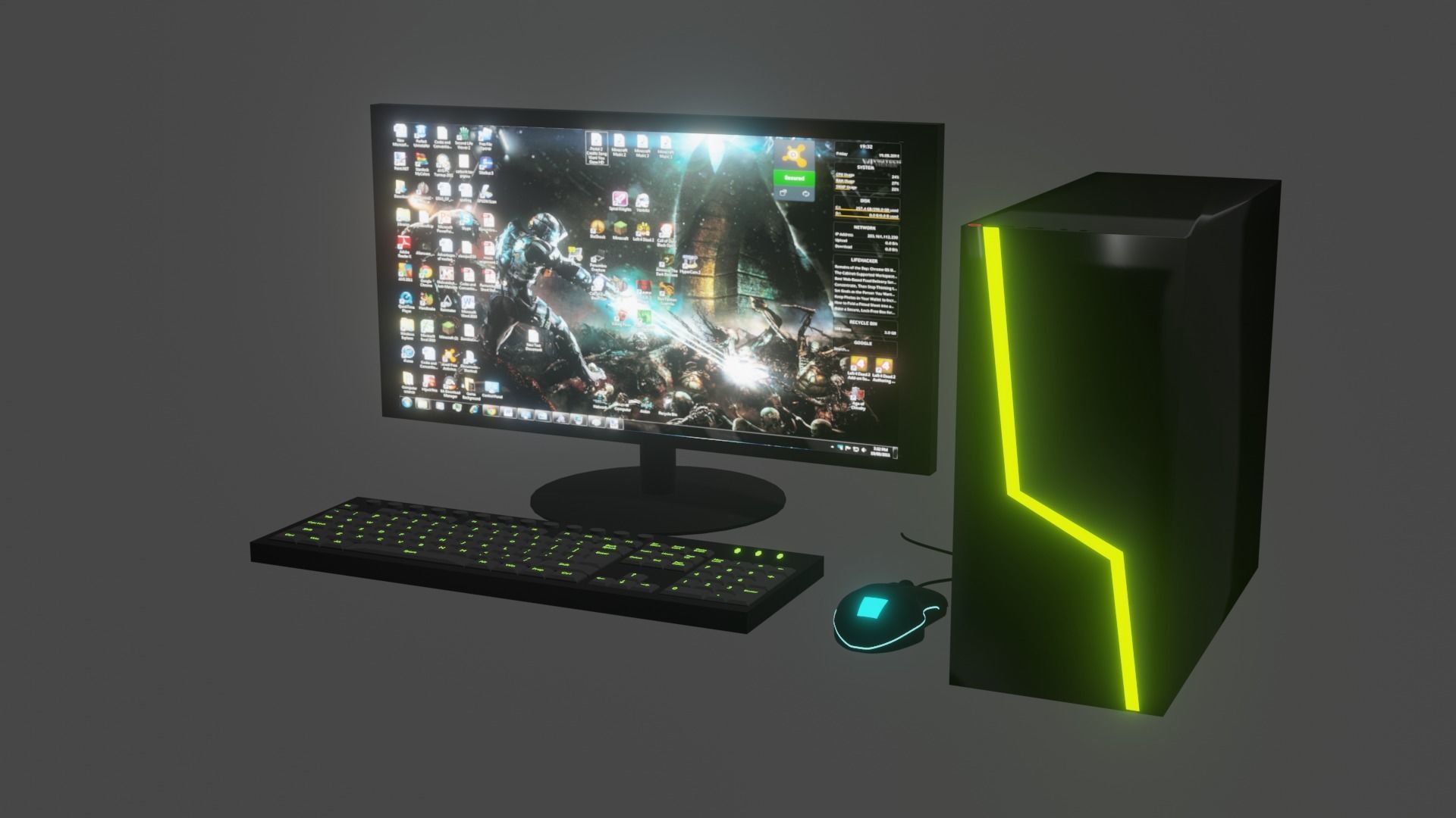 PC 3D MODEL 3D model_9