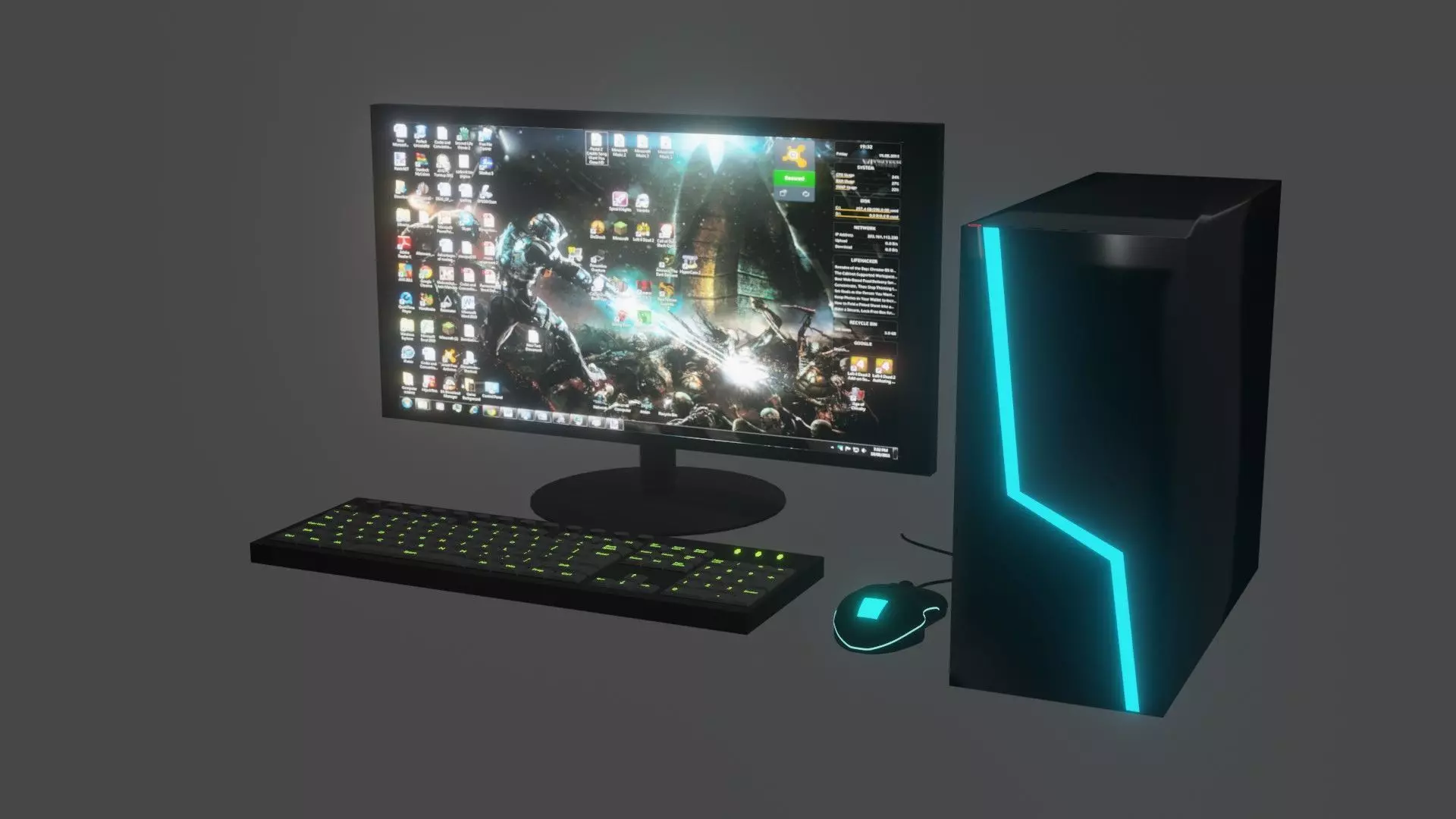 PC 3D MODEL 3D model_0