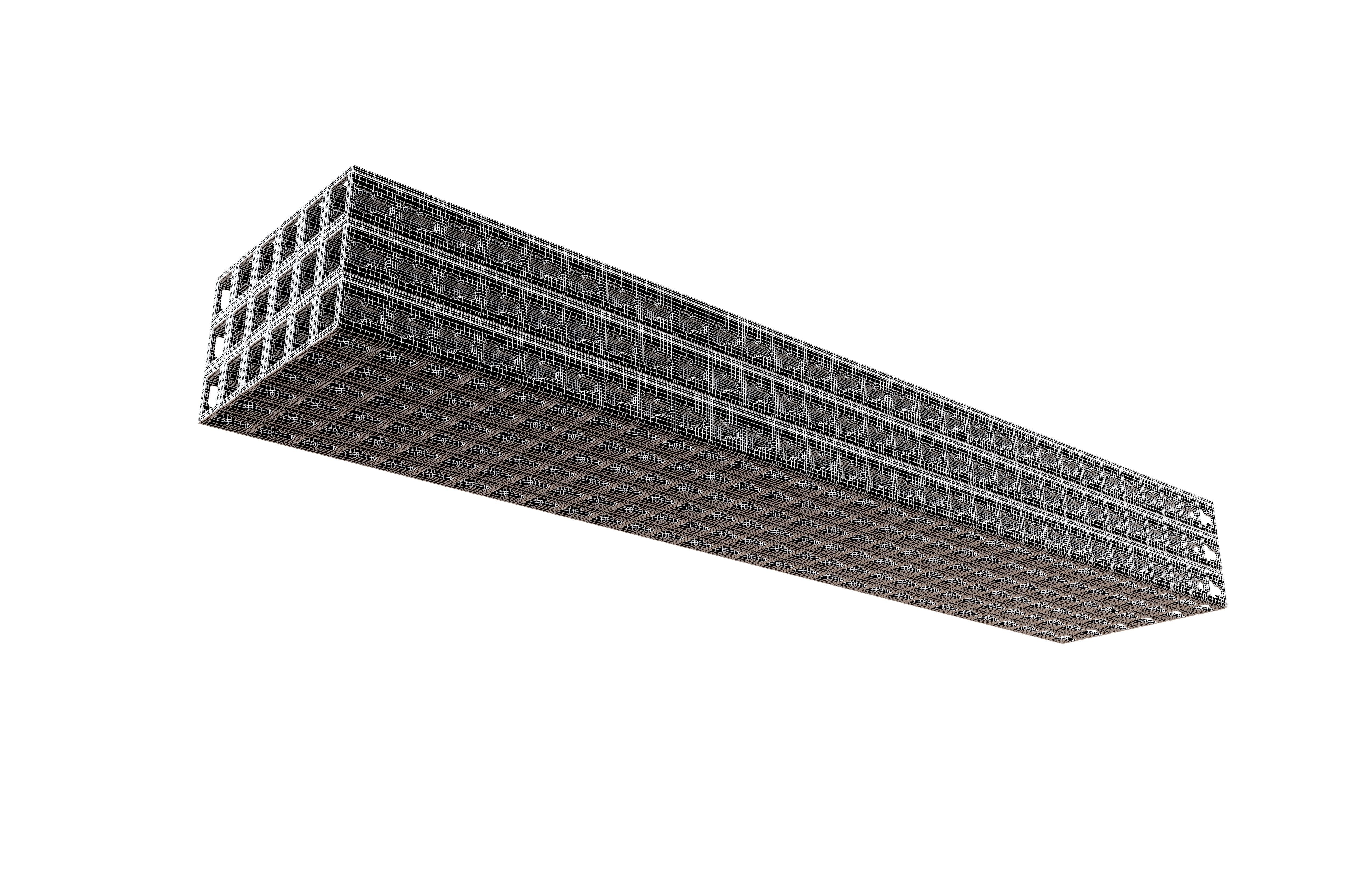 Storage Rack Steel Arm Piled v1 004 3D model_7