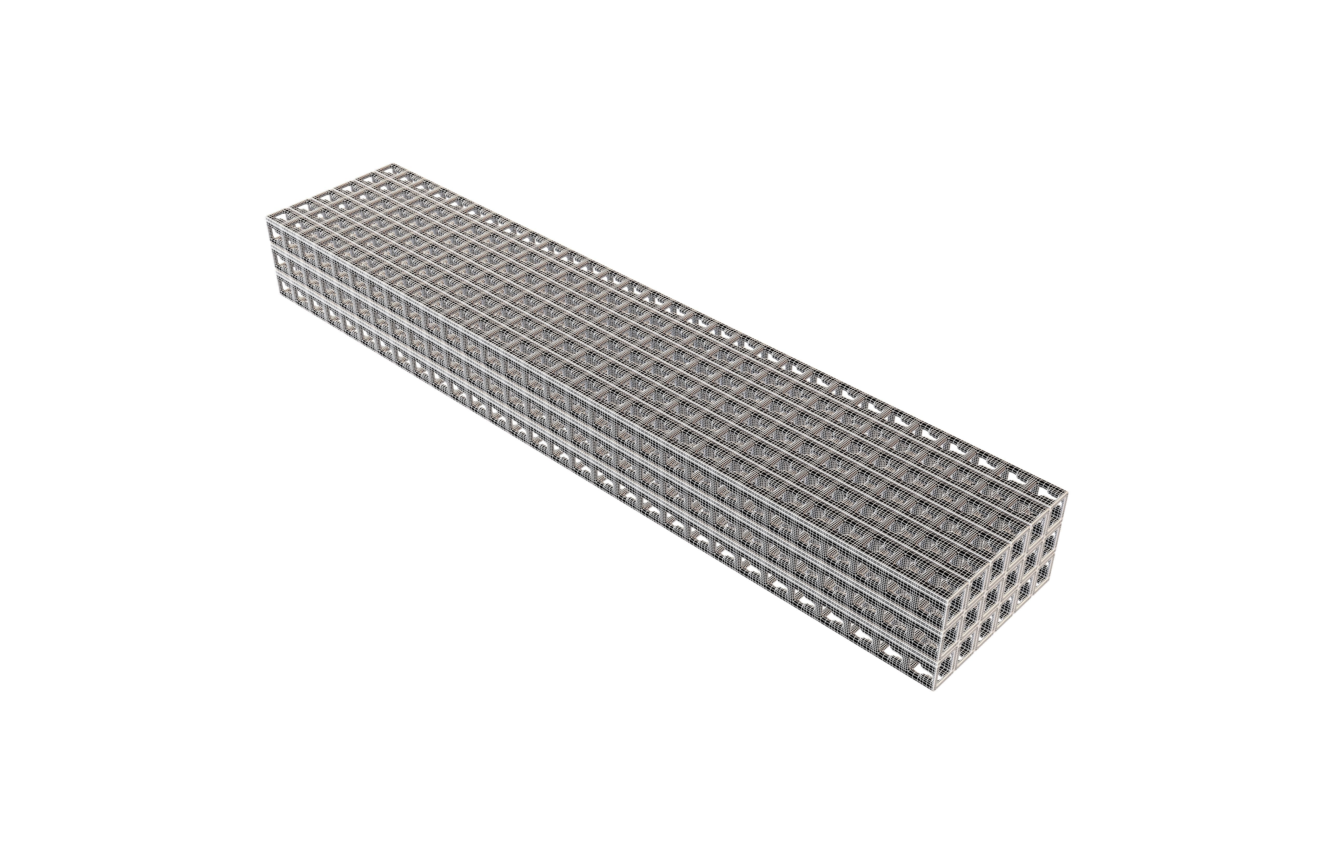 Storage Rack Steel Arm Piled v1 004 3D model_6
