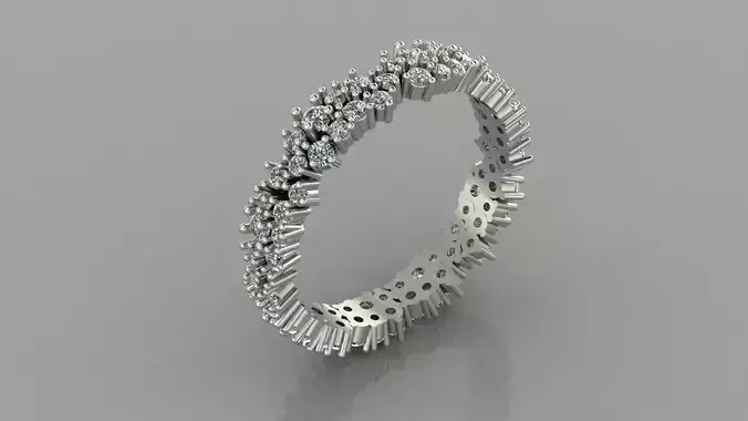 84 Engagemet Ring for woman 3d print model 3D print model