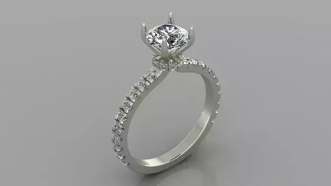 82 Solitaire Wedding ring