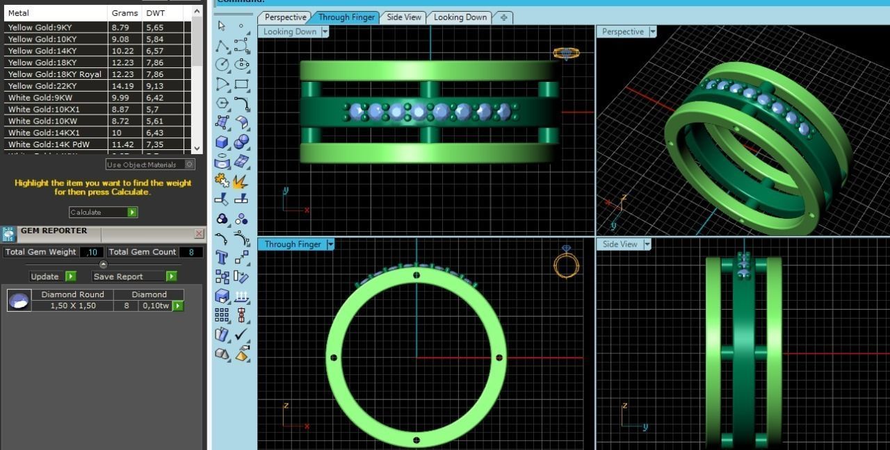 73 Wedding Ring 3d print model 3D print model_3