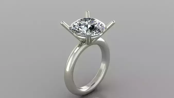 70 Engagement Ring 3d print model