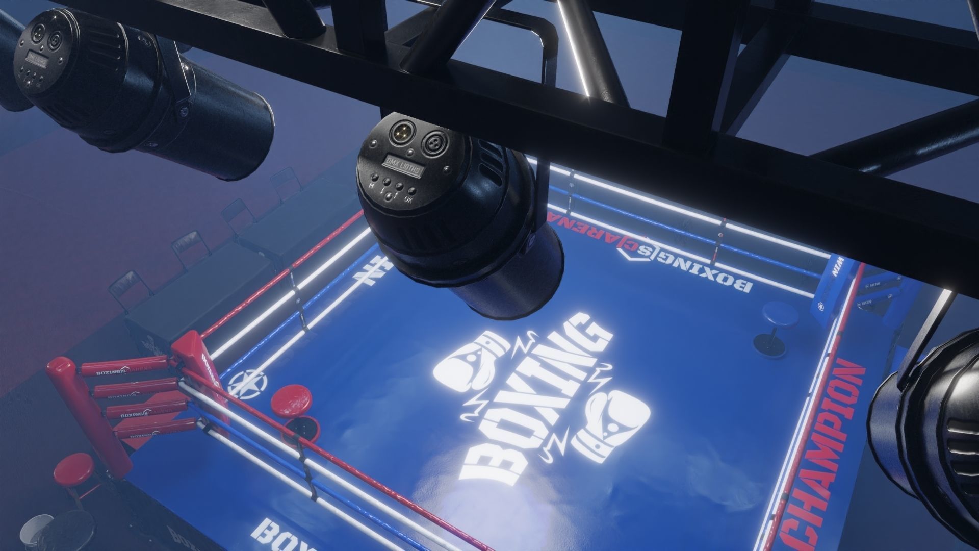 BOXING ARENA  - Game Ready Asset Pack Volume 1 Low-poly 3D model_7