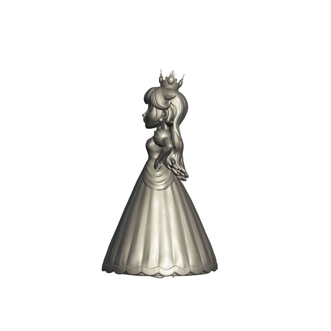 Princess Peach 3D print model_7