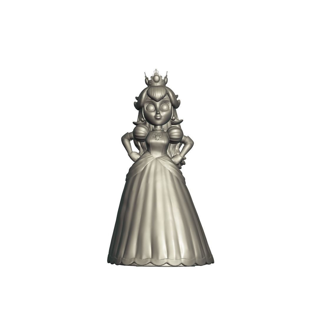 Princess Peach 3D print model_8