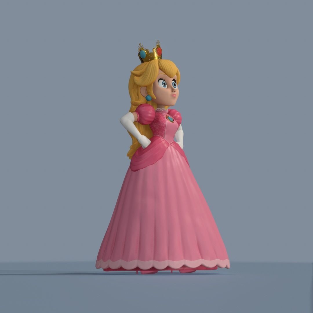 Princess Peach 3D print model_4