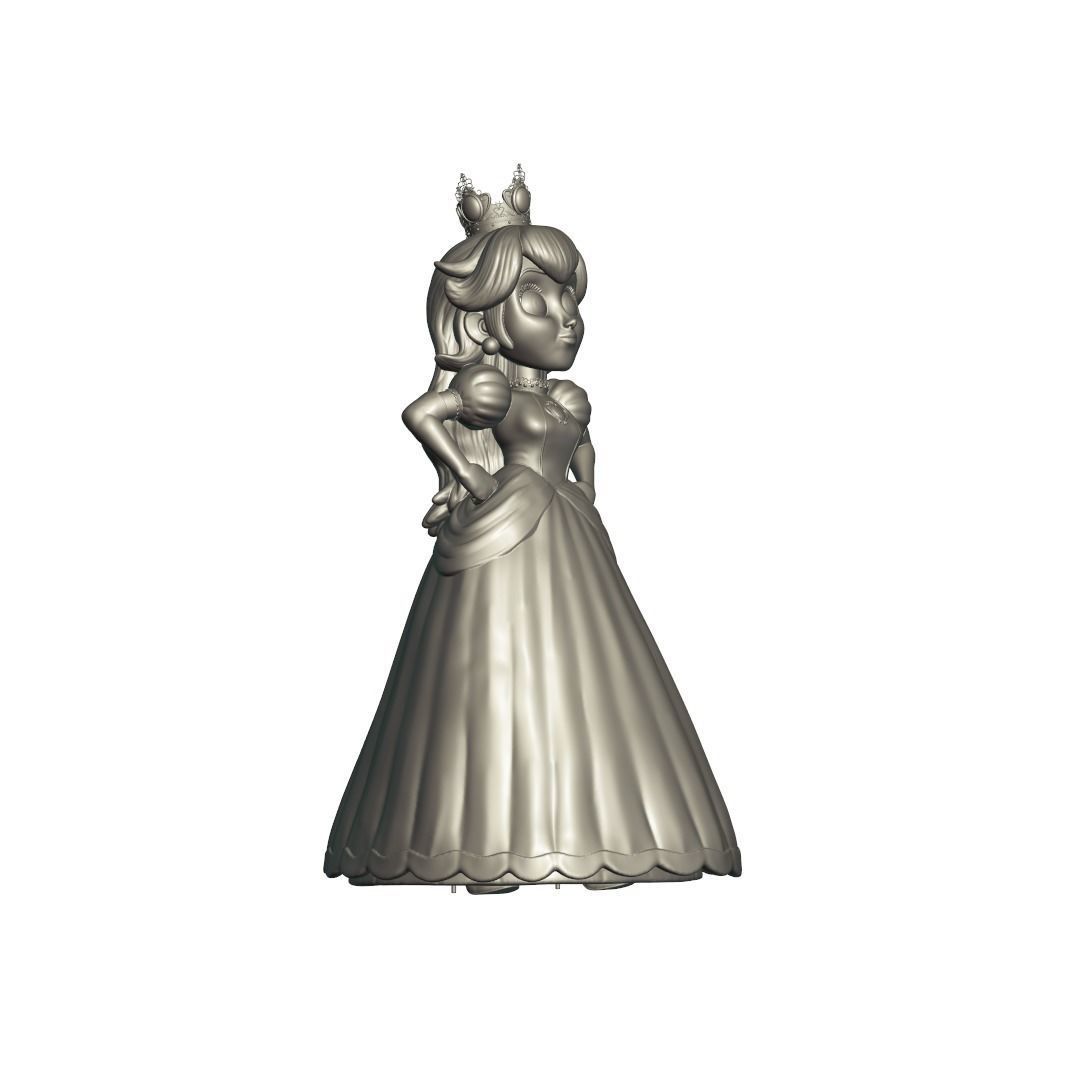 Princess Peach 3D print model_5