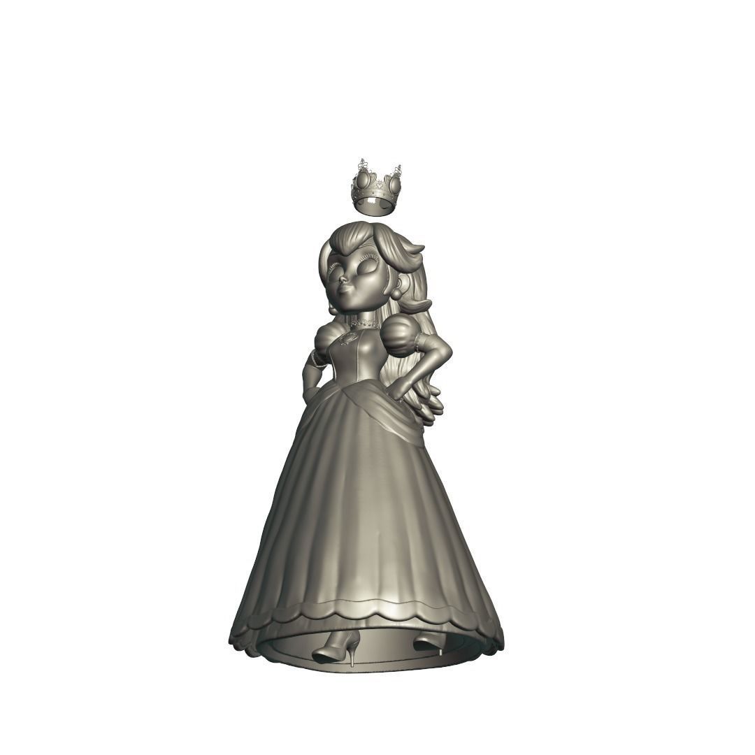 Princess Peach 3D print model_9