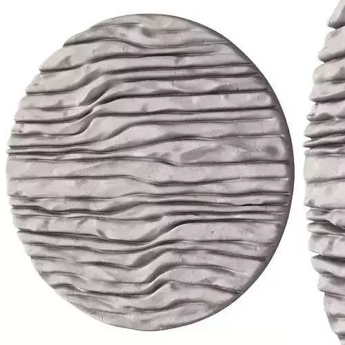 300 decorative wall art 16 round angle wave stone artwork