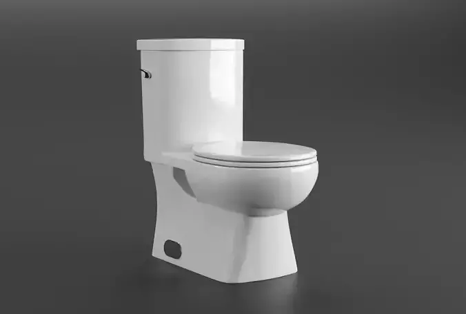 CONTRAC 4710BOVU  CALI 4 8L ONE PIECE TOILET ELONGATED 3D model