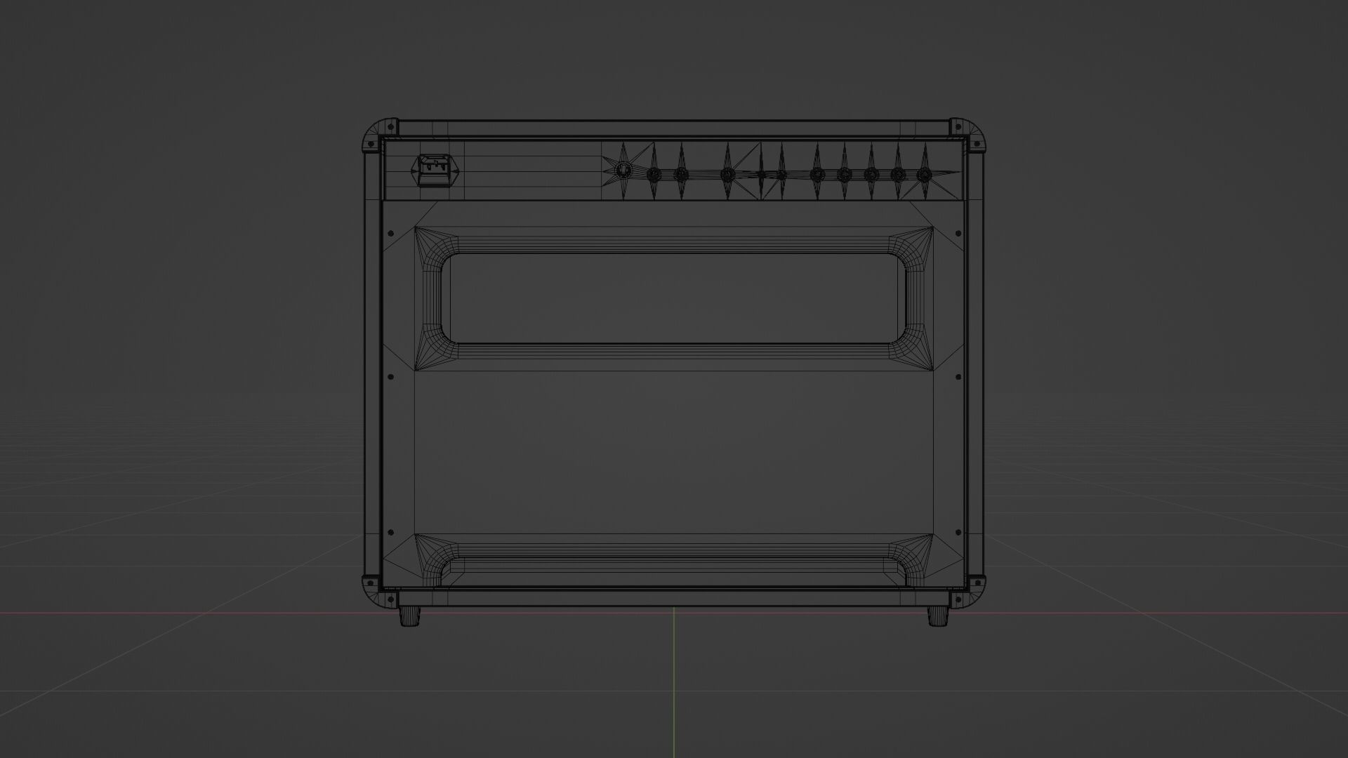 MARSHALL DSL40CR AMP 3D model_7