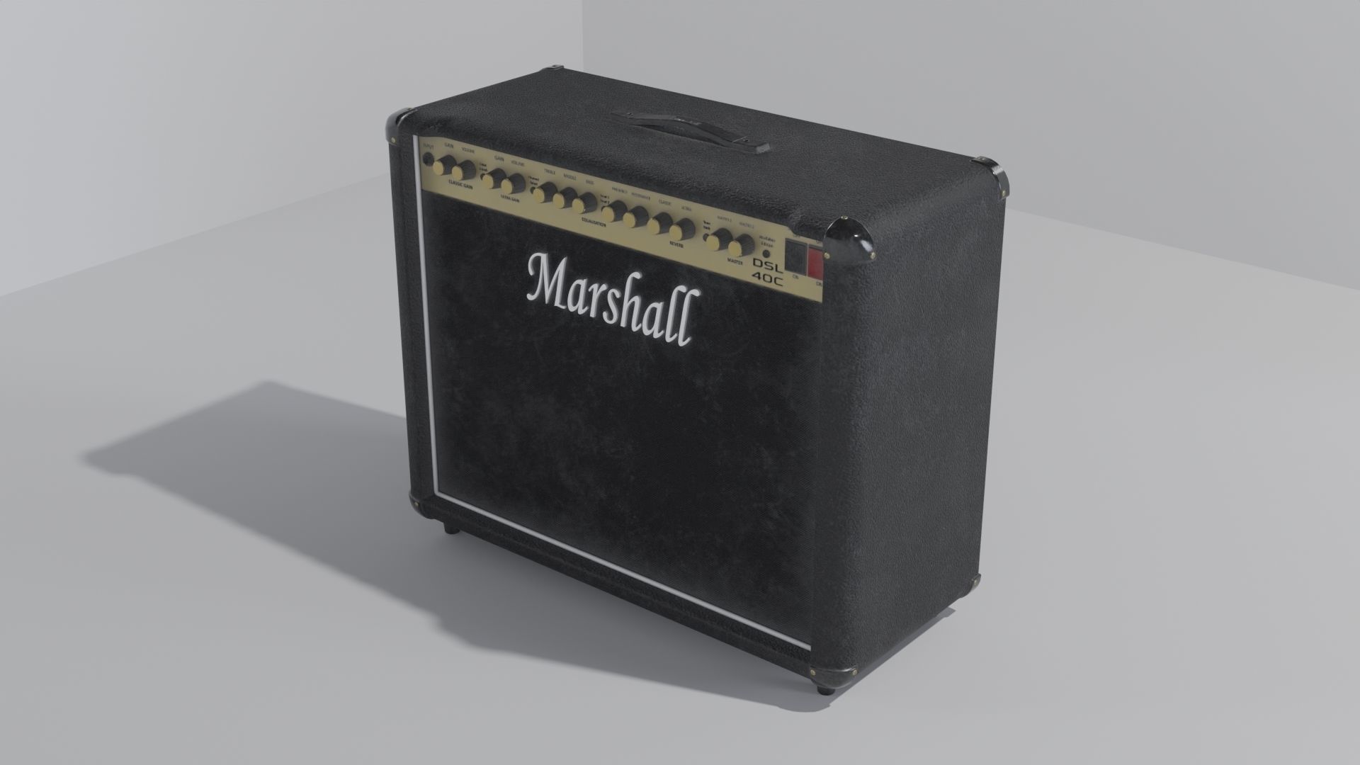 MARSHALL DSL40CR AMP 3D model_8
