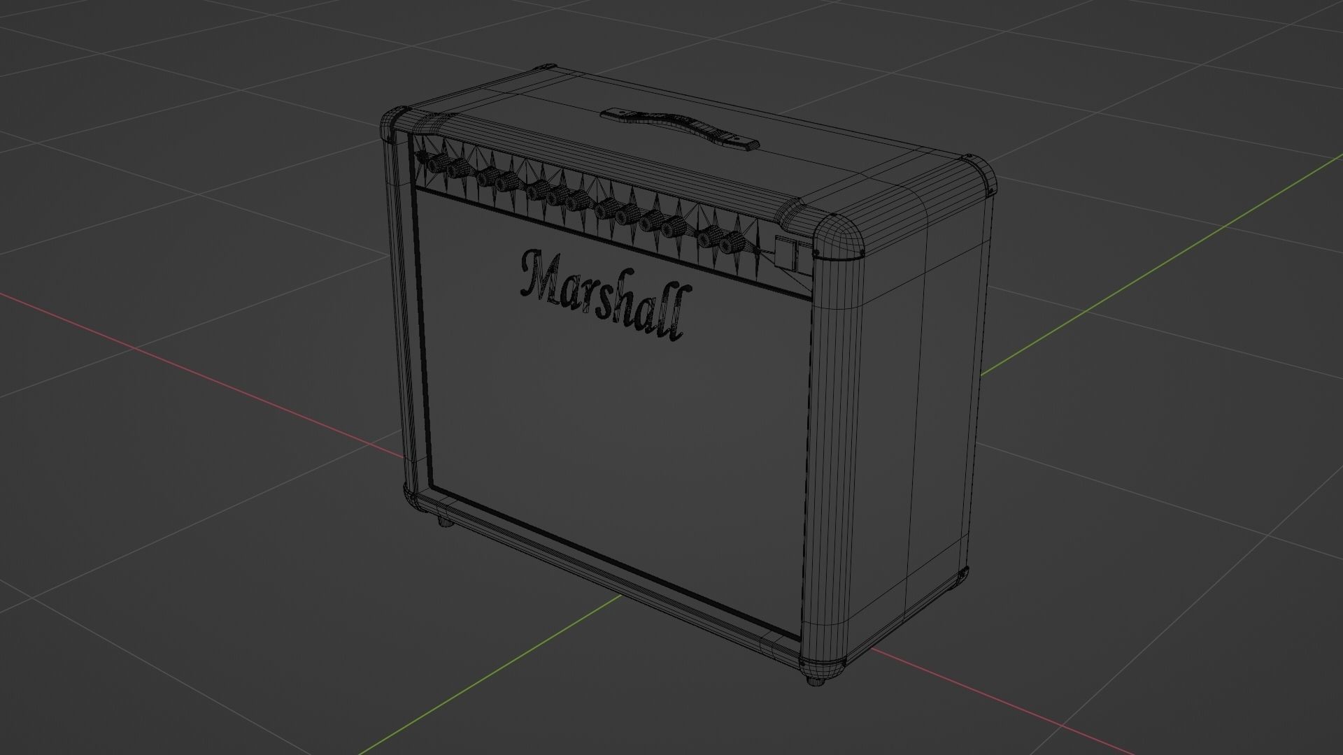 MARSHALL DSL40CR AMP 3D model_9