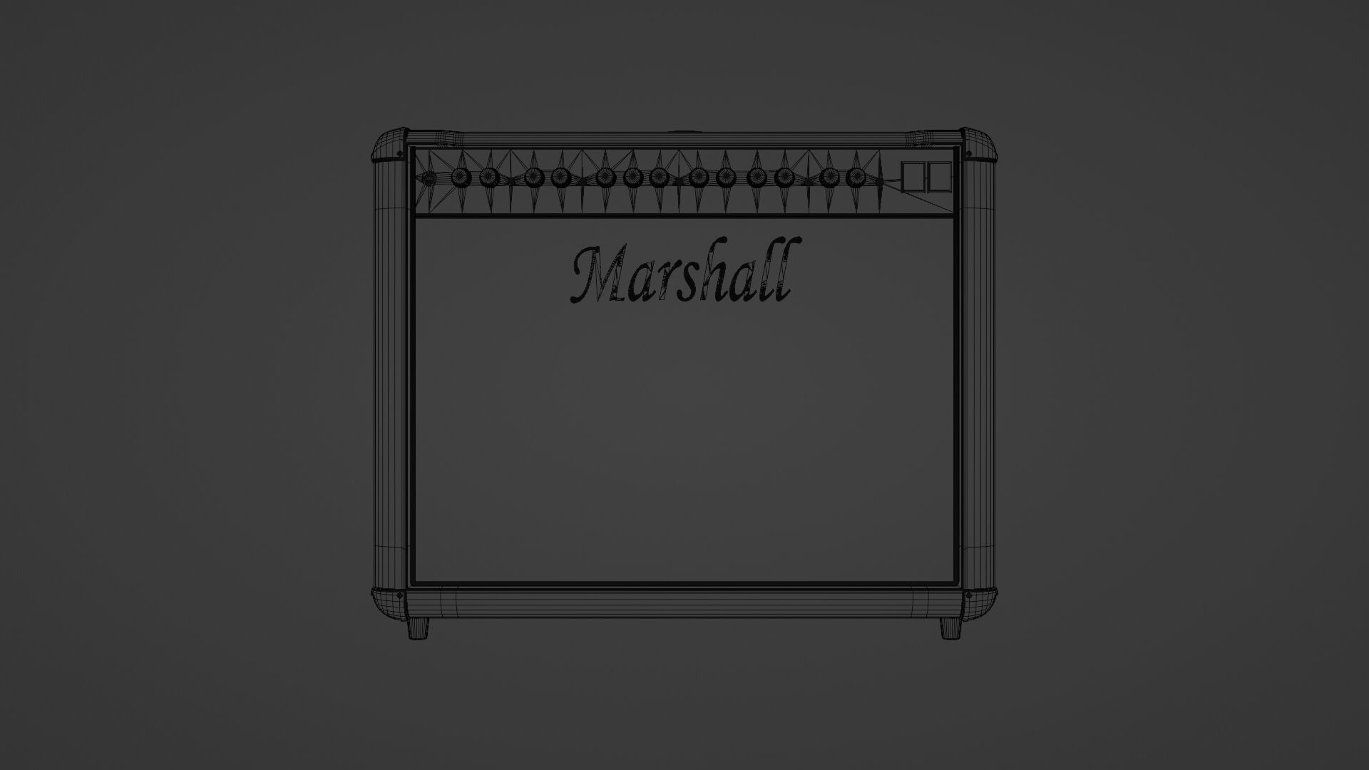 MARSHALL DSL40CR AMP 3D model_1