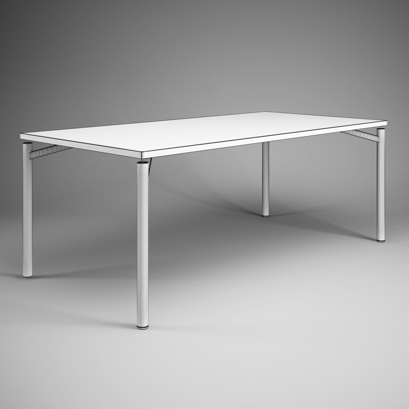 Office Desk 3D model_1
