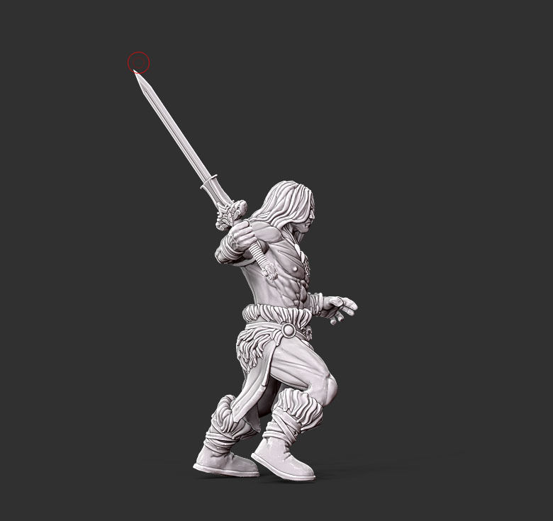 Barbarian - 35mm scale 3D print model_4