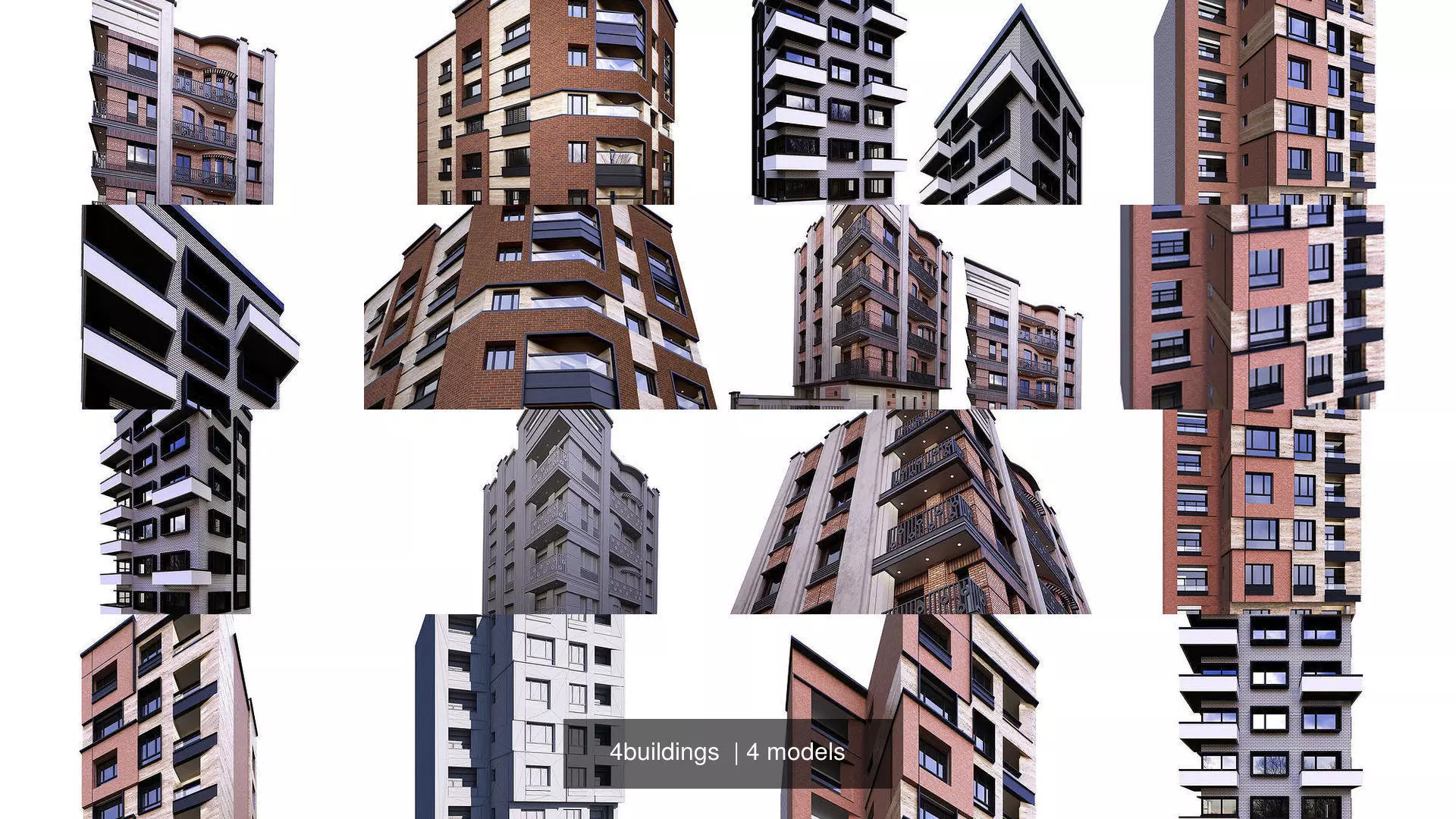 4buildings  3D Model Collection_0