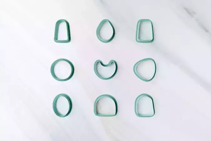 Set of 9 elemental cutters bundle 