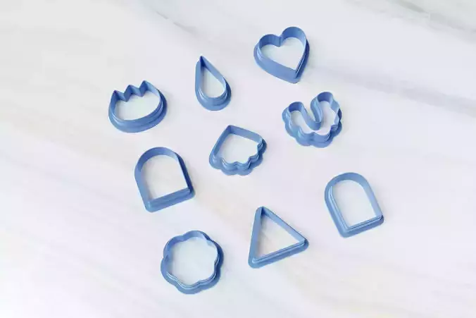 Polymer Clay Cutters Set 09 Shapes Clay Earring Cutters
