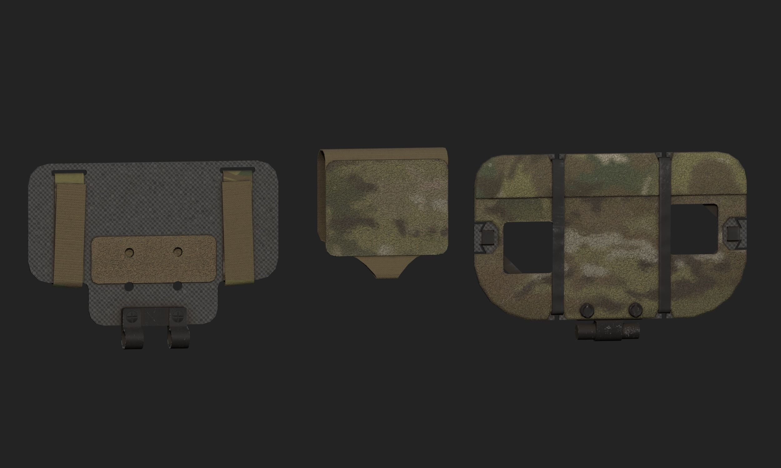 S And S FlipLite Chest Smartphone Mount Low-poly 3D model_3