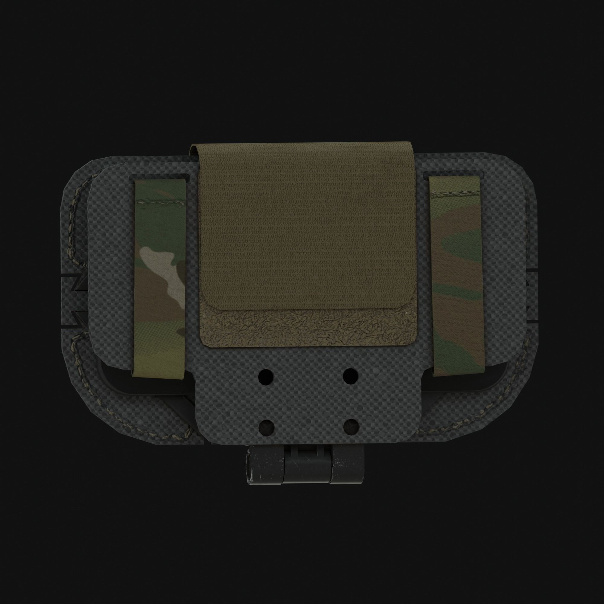 S And S FlipLite Chest Smartphone Mount Low-poly 3D model_1