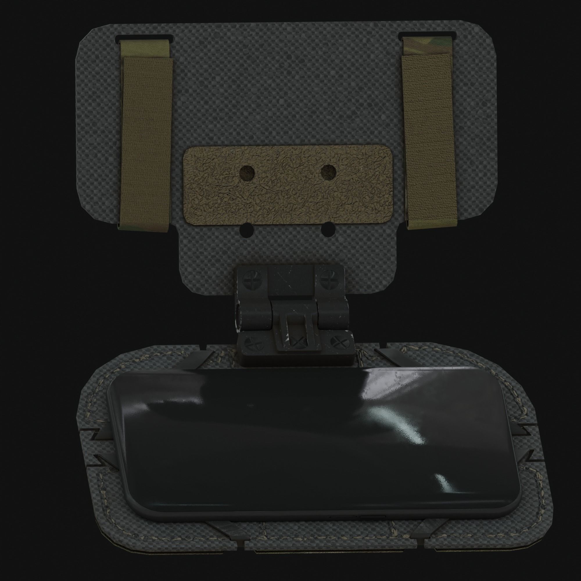 S And S FlipLite Chest Smartphone Mount Low-poly 3D model_2