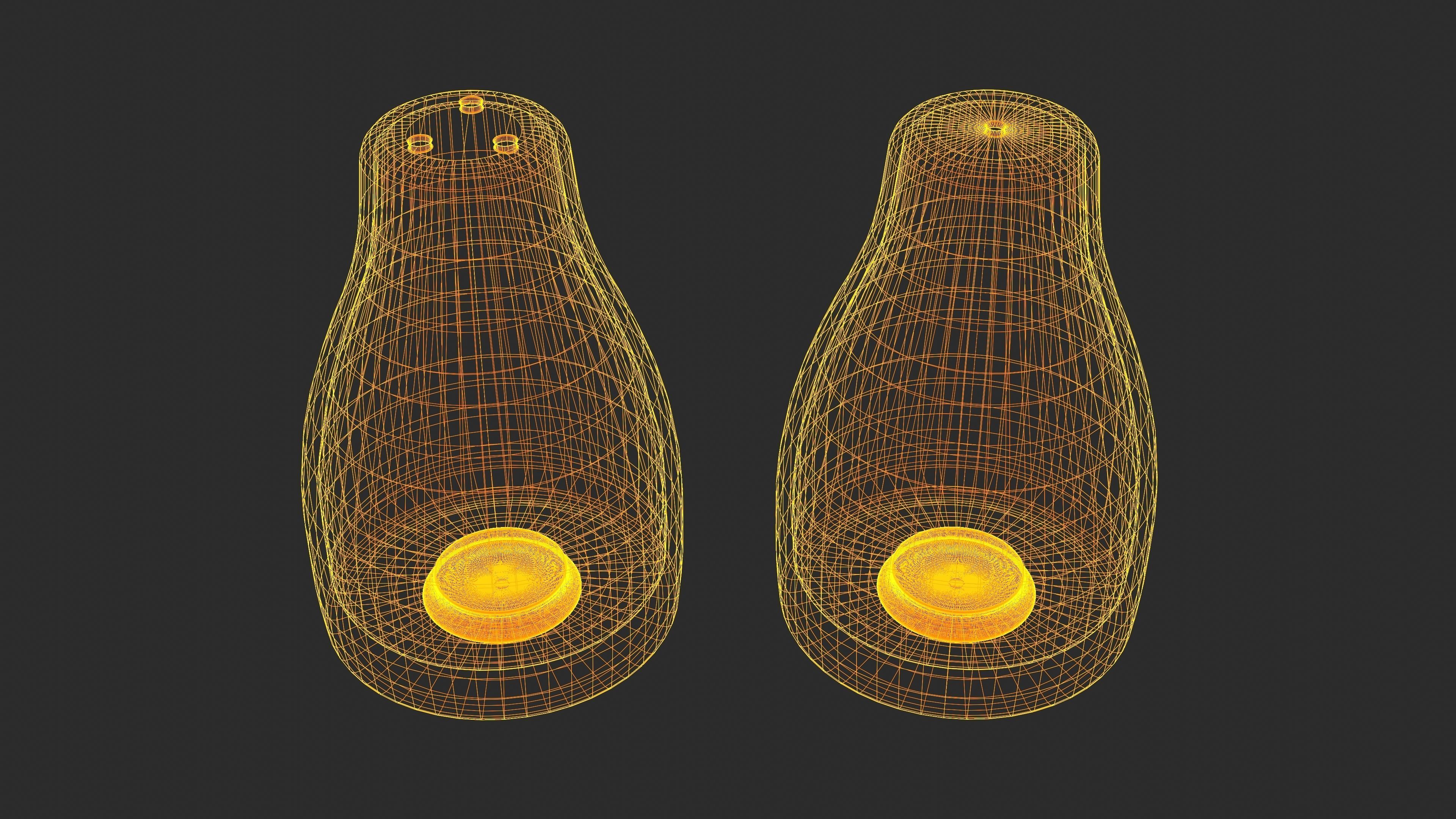 Salt And Pepper Shakers 3D Model 3D model_11