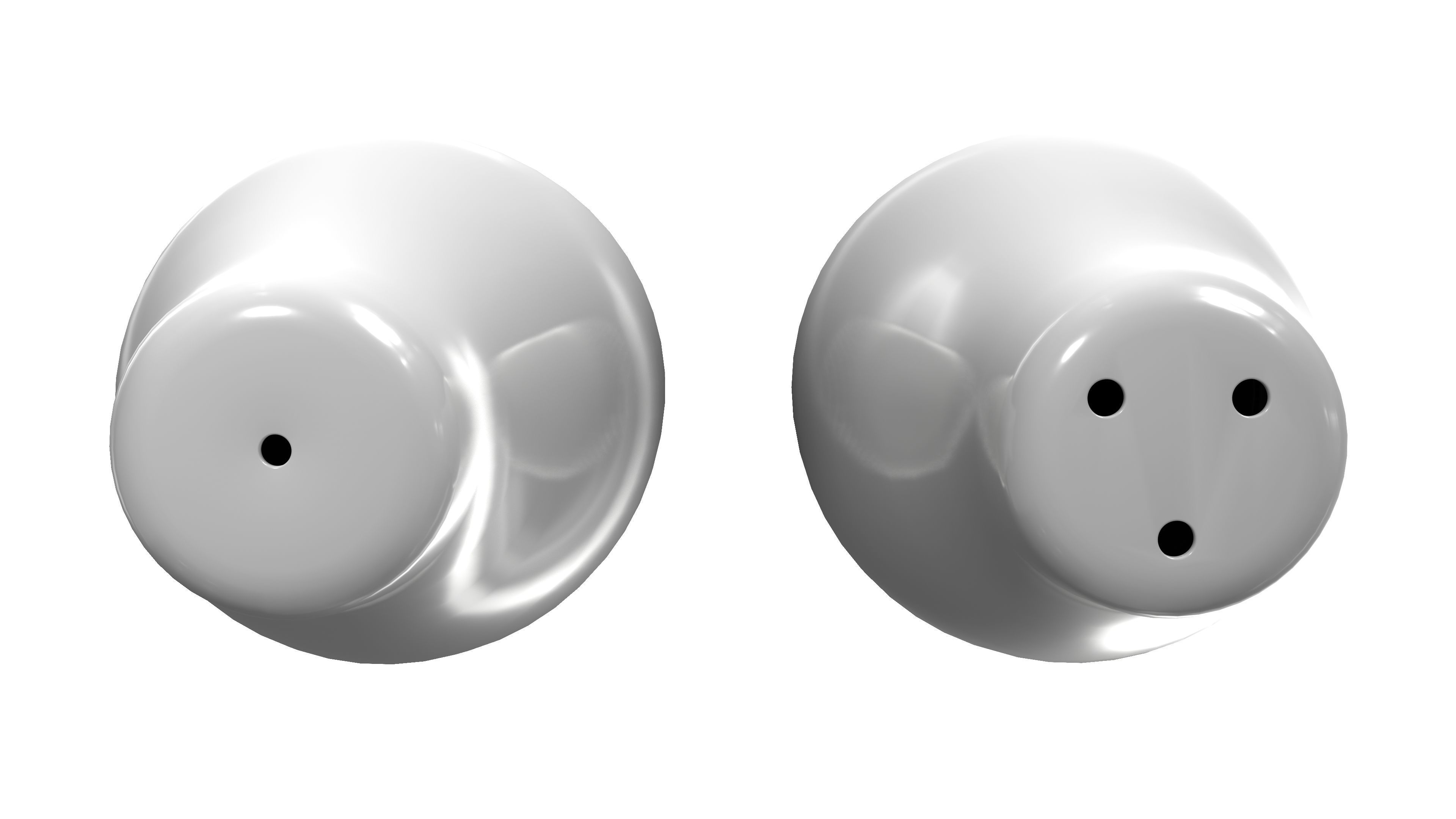 Salt And Pepper Shakers 3D Model 3D model_1