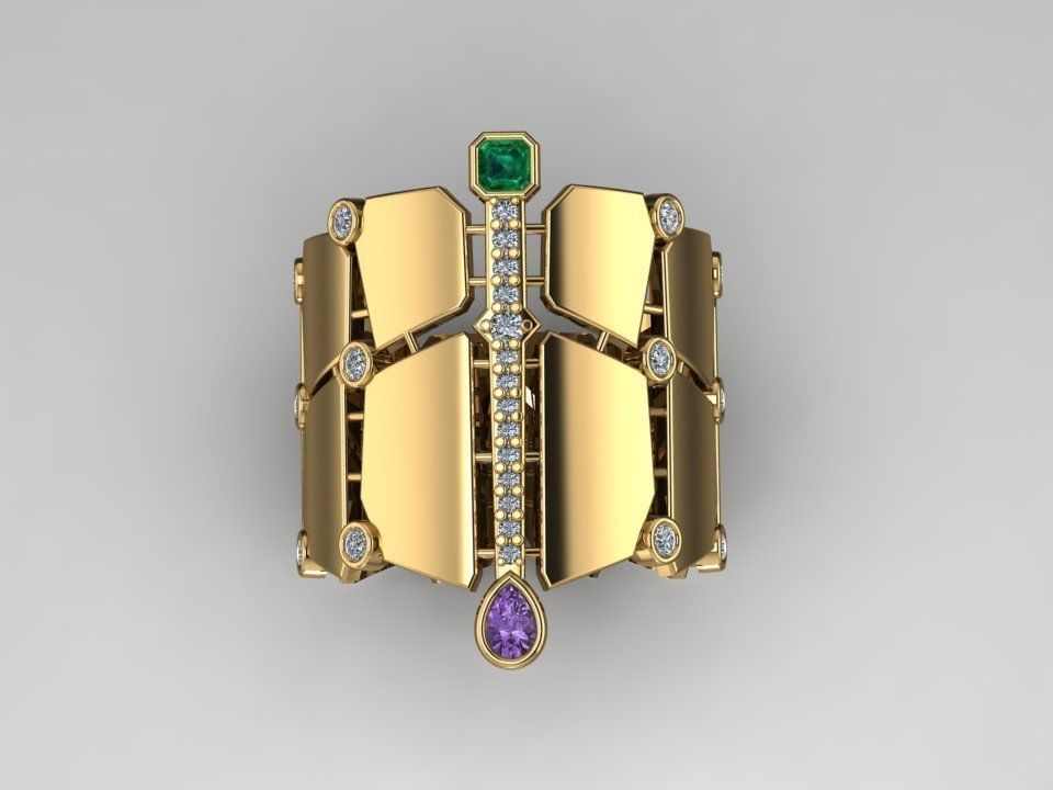 FASHION RING 2 3D print model_2