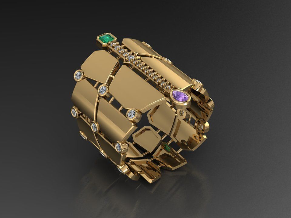 FASHION RING 2 3D print model_1