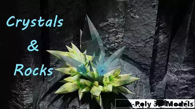 Crystals and Rocks Landscape Exteriors