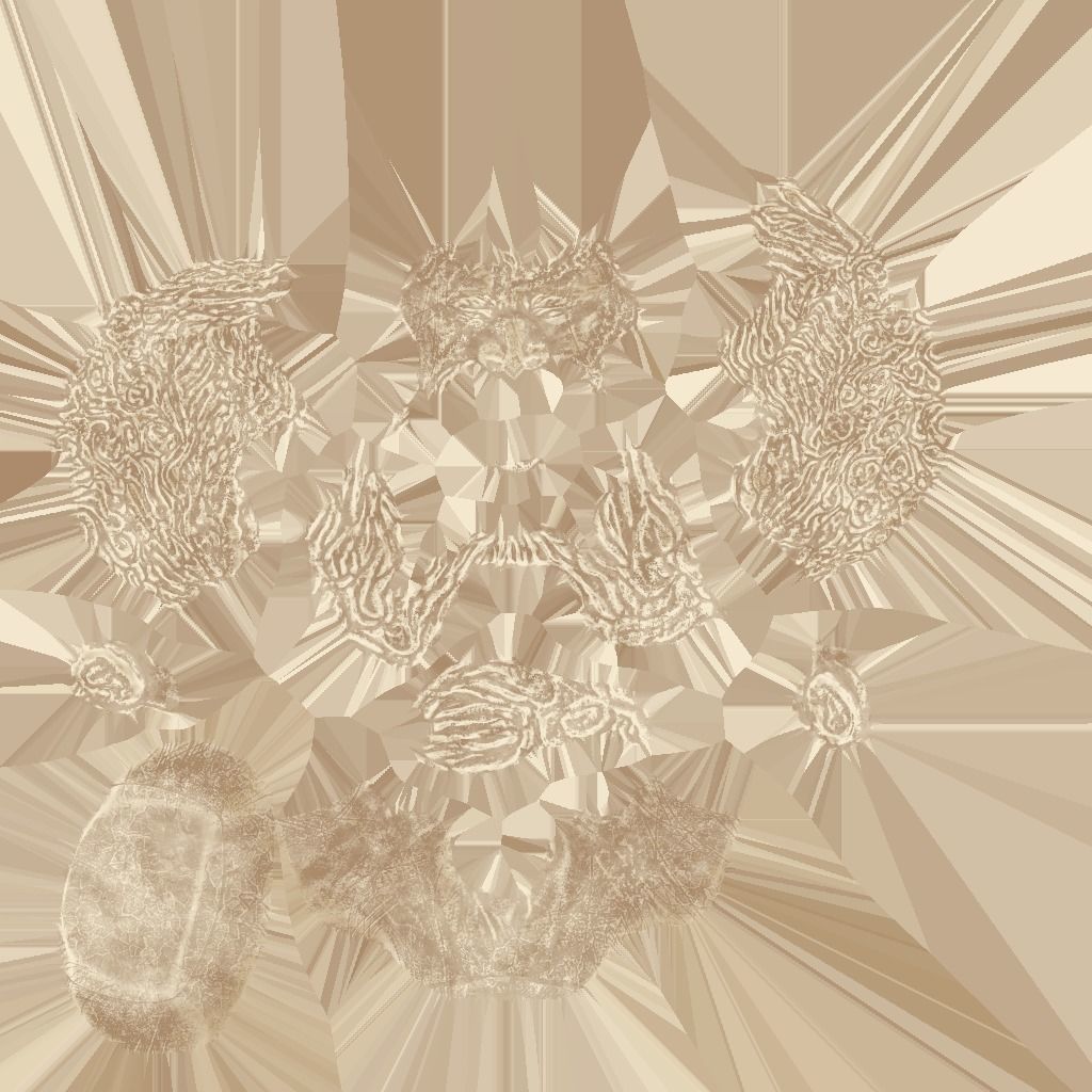 Ancient Bust on Collumn Low-poly 3D model_18