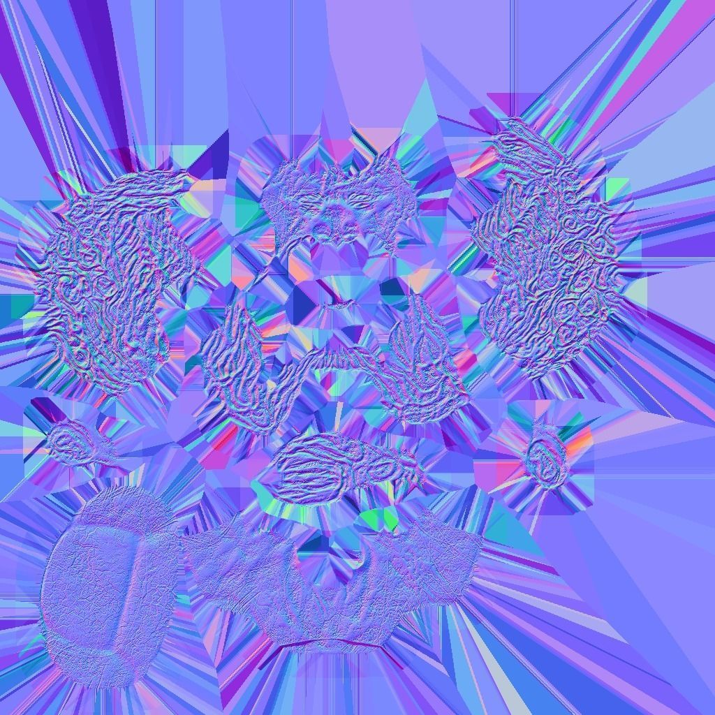 Ancient Bust on Collumn Low-poly 3D model_19