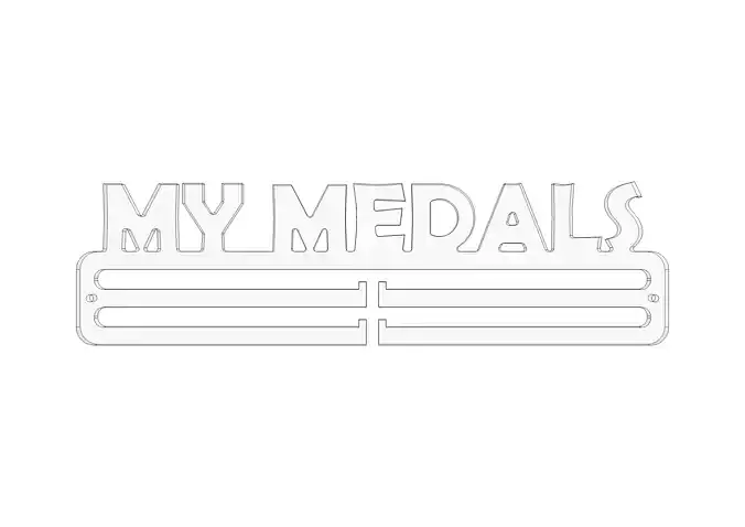 Medals holder 3D print model