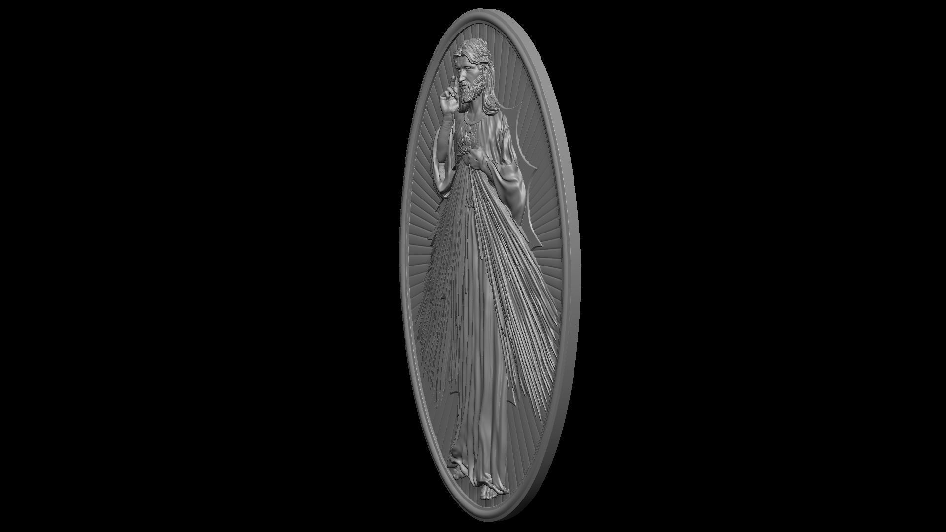 Jesus Relief 11 3D print model_29