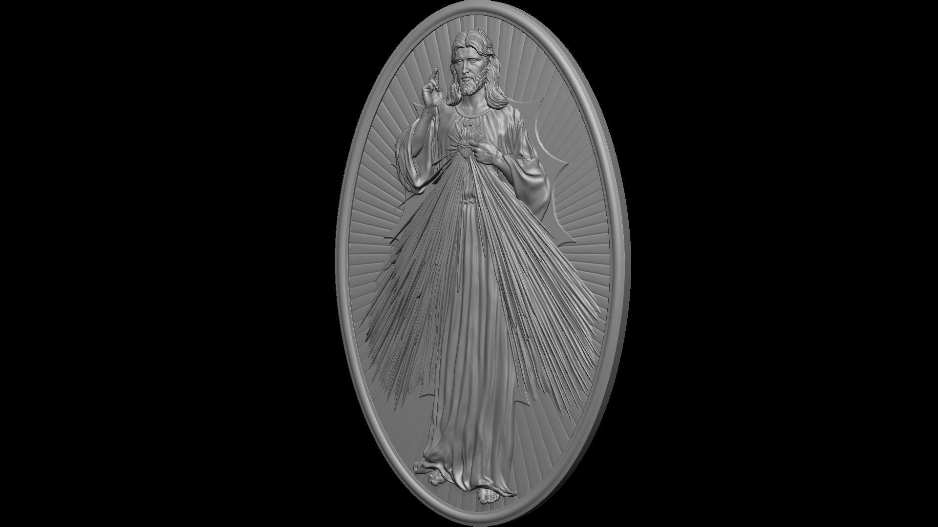 Jesus Relief 11 3D print model_27