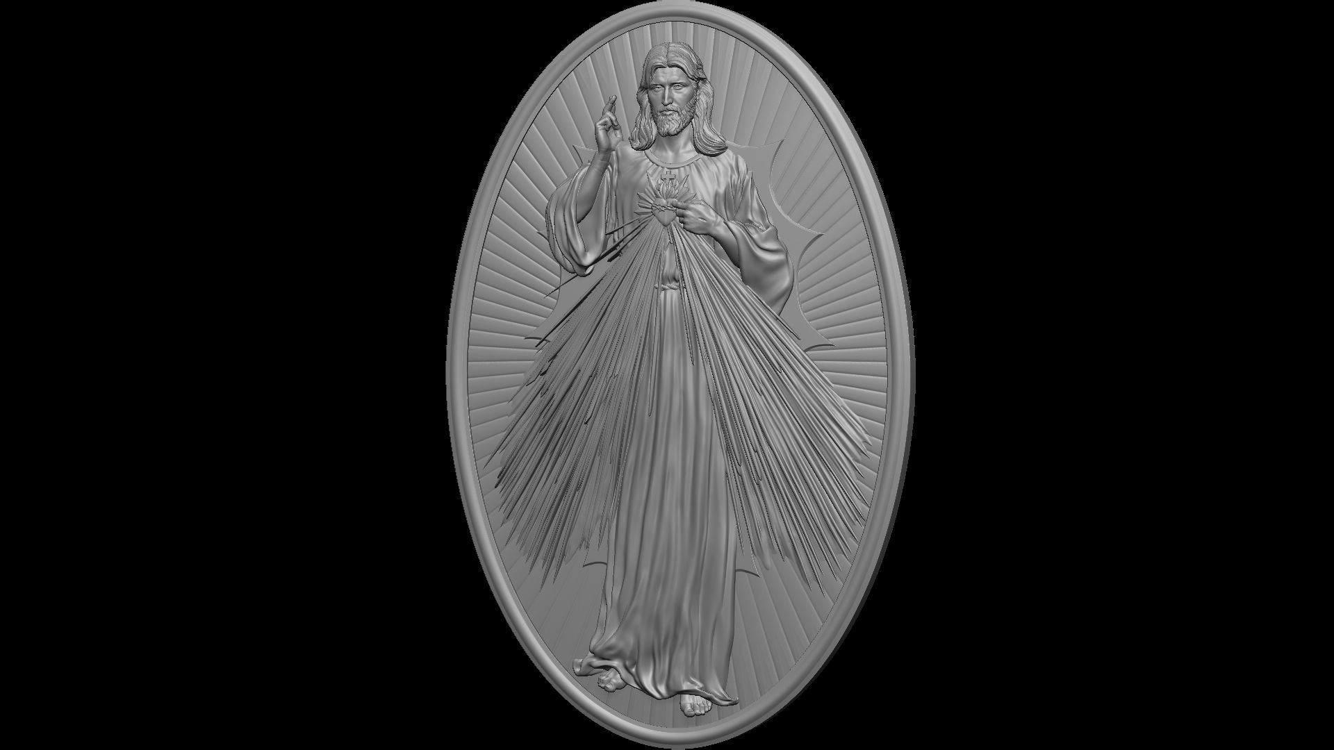 Jesus Relief 11 3D print model_26