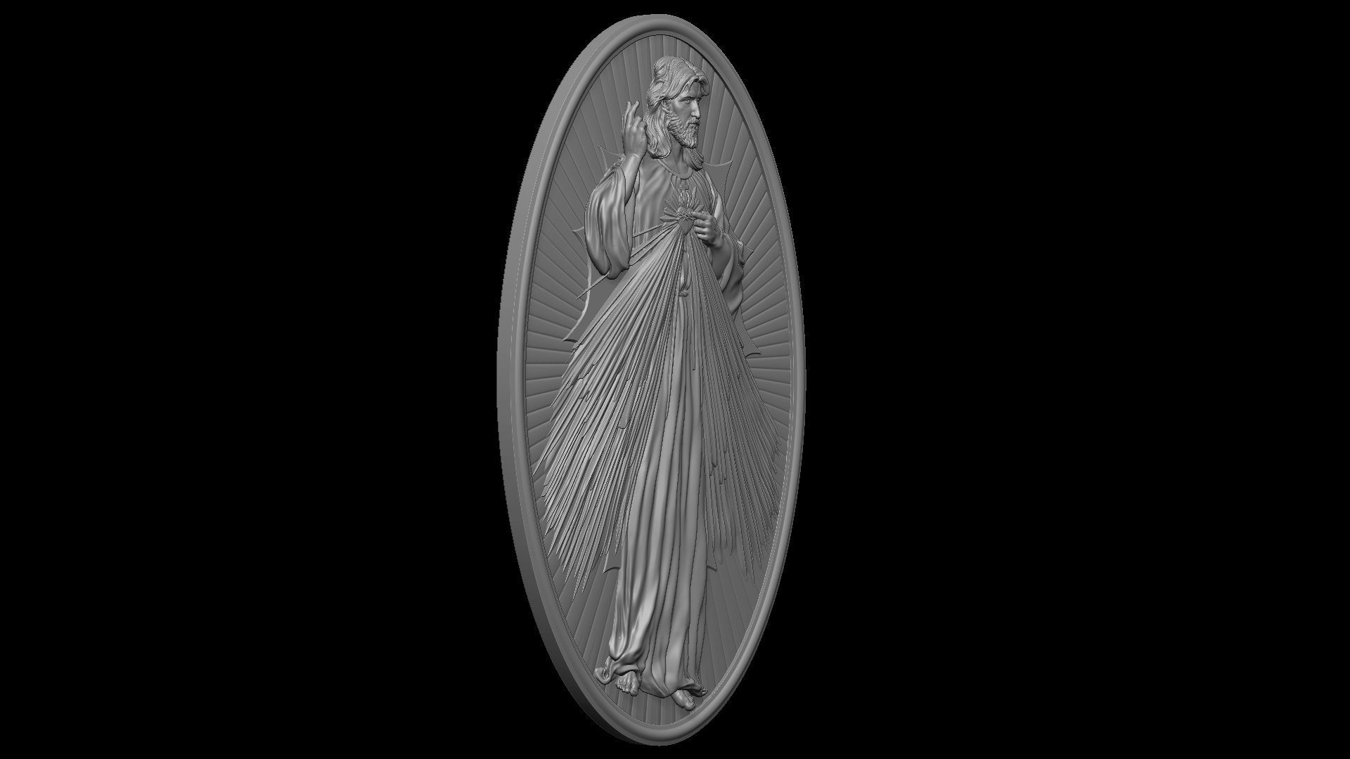 Jesus Relief 11 3D print model_19
