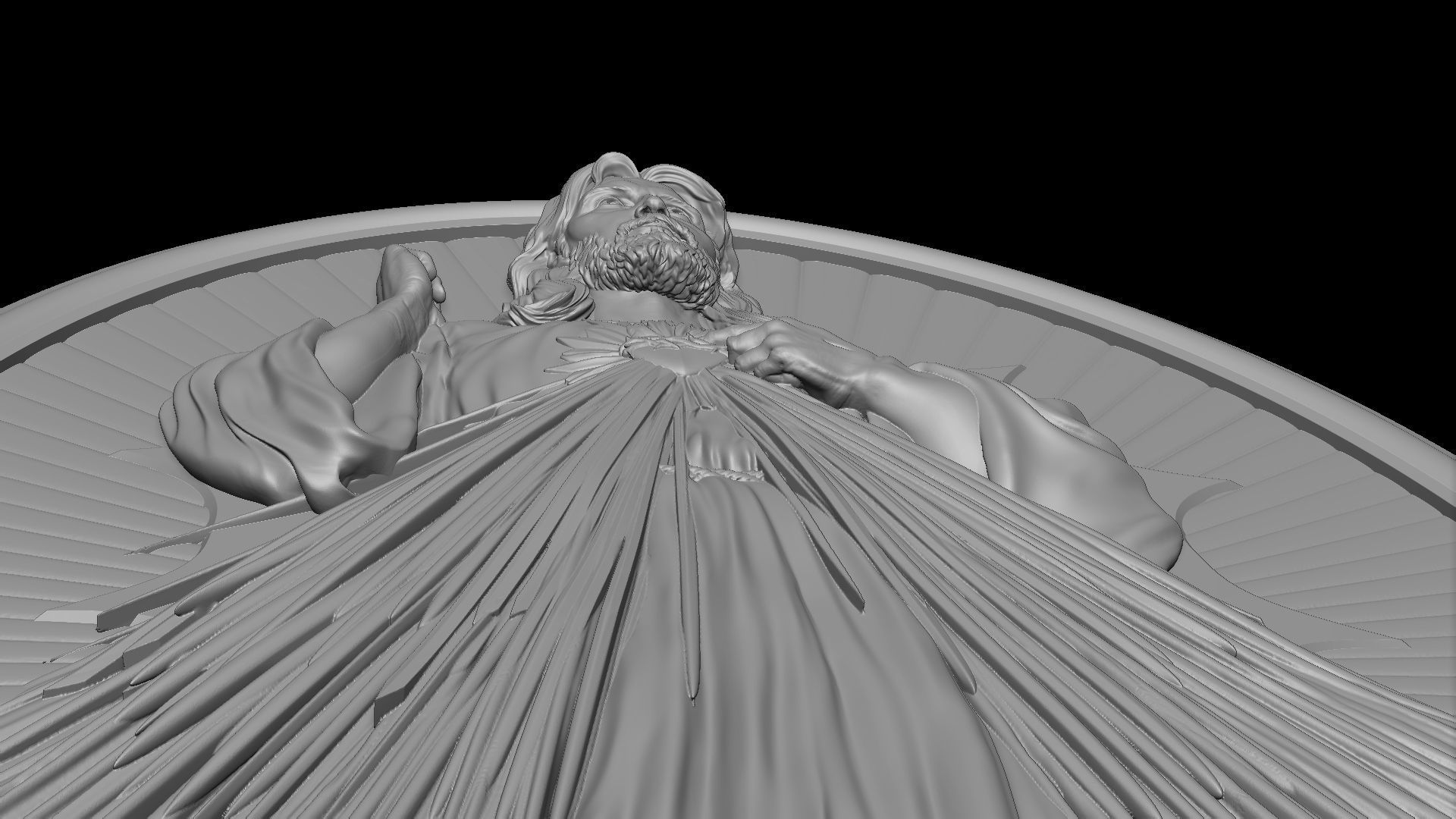 Jesus Relief 11 3D print model_21