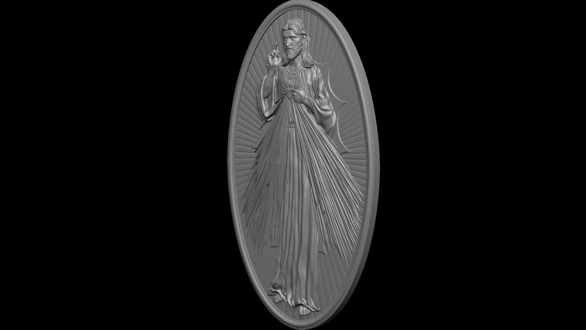 Jesus Relief 11 3D print model_28