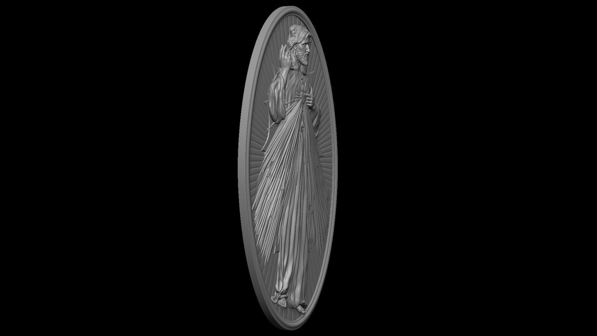 Jesus Relief 11 3D print model_18
