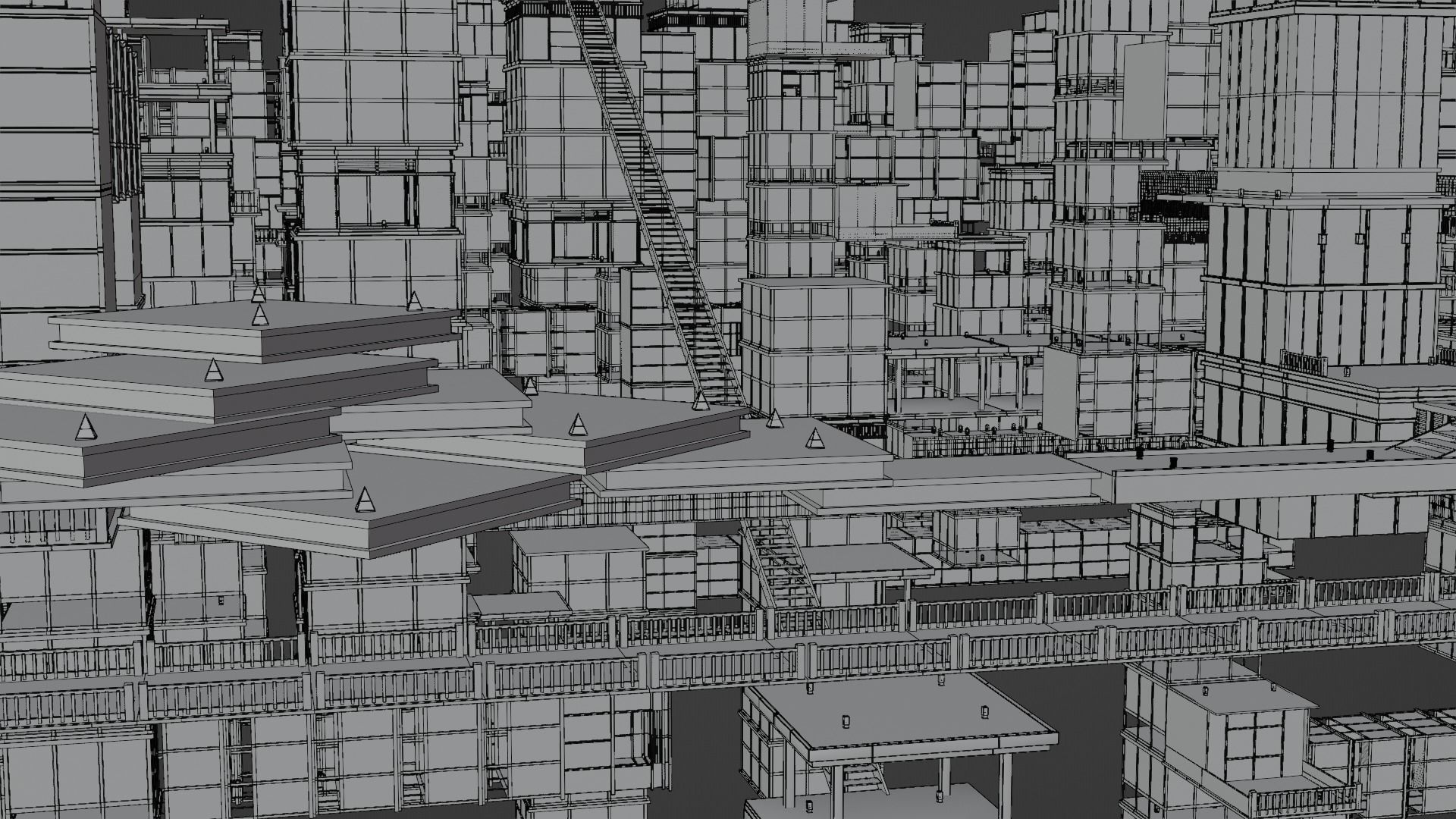 Infinity Castle Concept from Demon Slayer 3D model_14