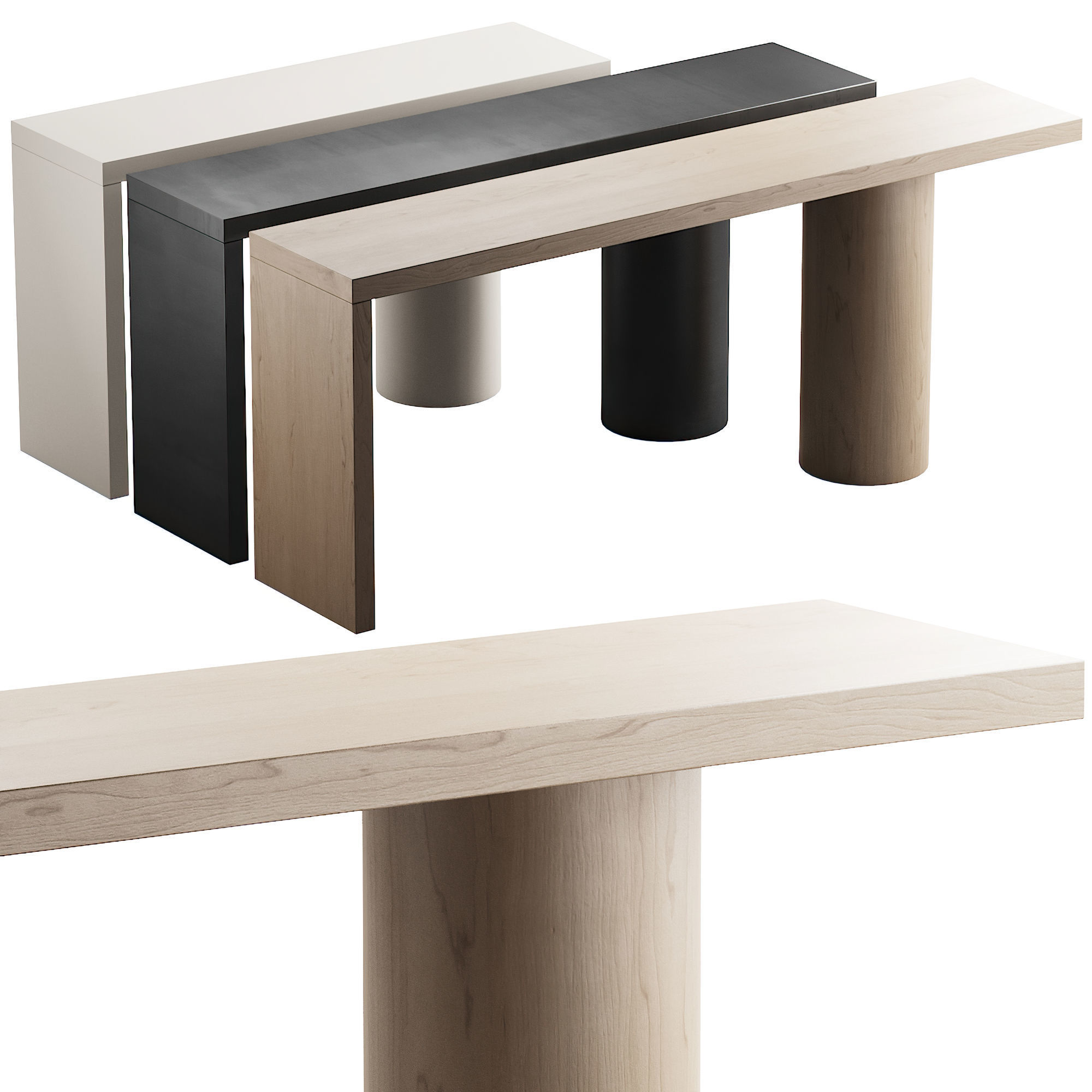 303 console 03 Lola console table by MOMU 3D model_1